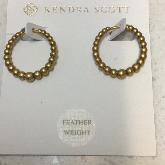 Kendra Scott Jewelry - Kendra Scott Josie Huggies in Vintage Gold